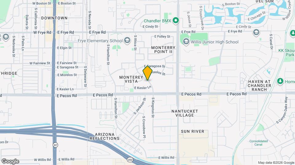 902 S Ithica St Map and Location Details