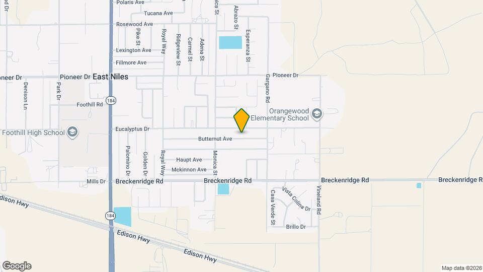 9100 Butternut Ave Map and Location Details