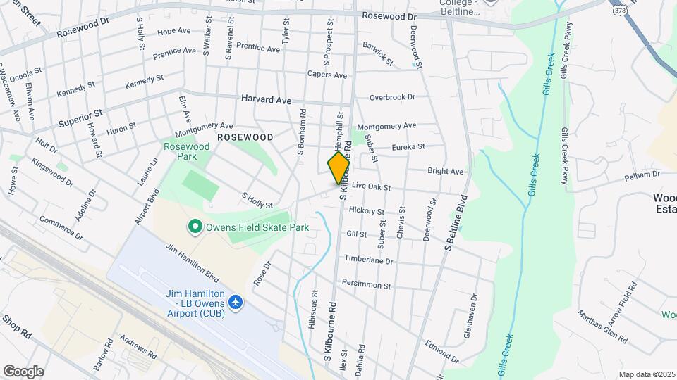 3718 Live Oak St Mapa y Detalles de la Ubicación