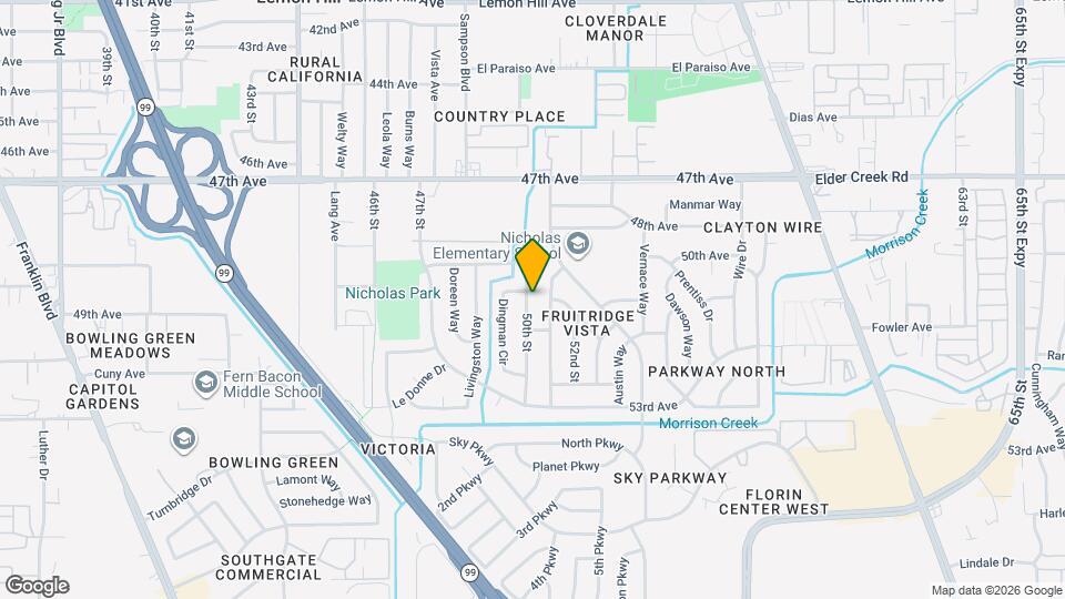 6629 50th St Map and Location Details