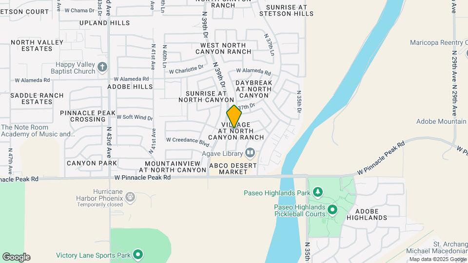 23809 N 38th Dr Mapa y Detalles de la Ubicación