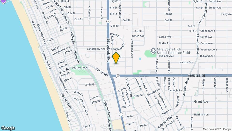 1141 Tennyson St Map and Location Details