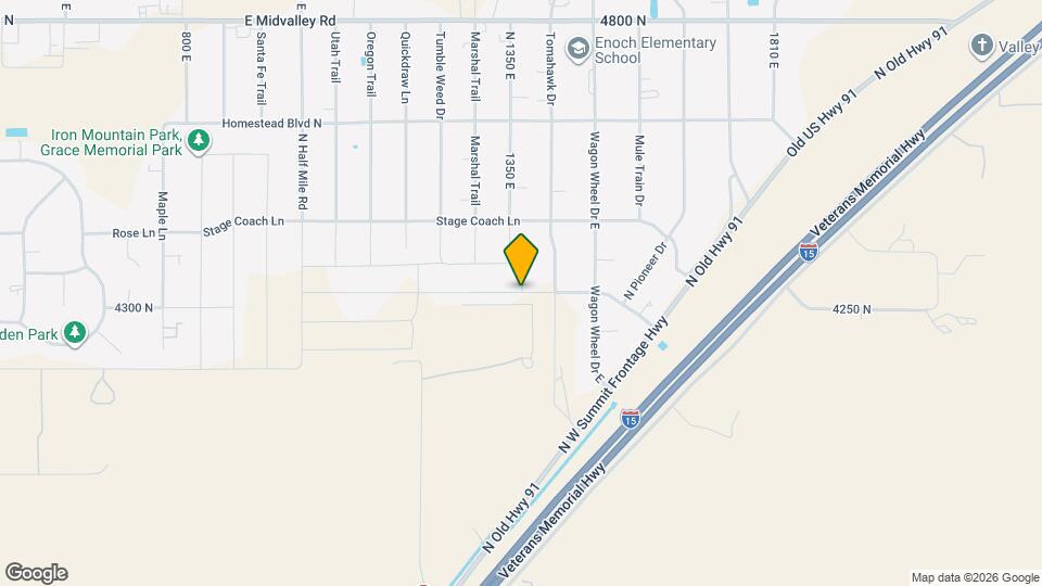 810 E Homestead Dr Map and Location Details