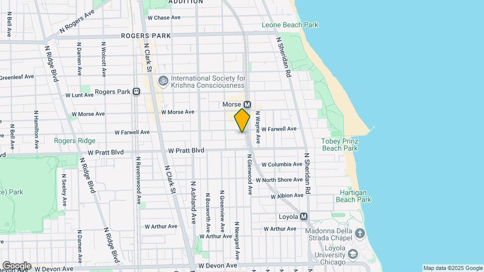1417 W Farwell Ave, Unit 204 Map and Location Details