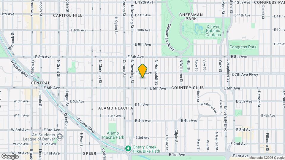 644 Marion St Map and Location Details