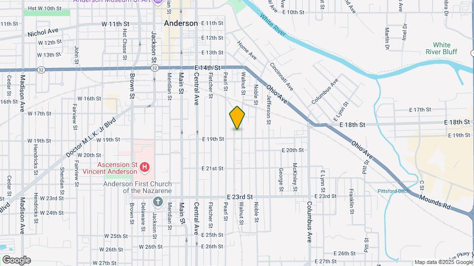 1825 Walnut St Map and Location Details