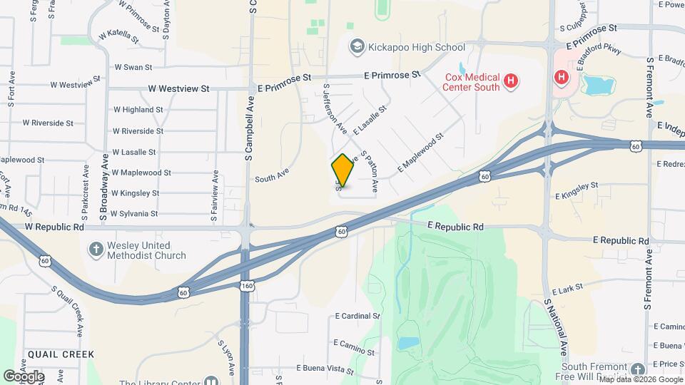 4094 S Eaton Ave Map and Location Details