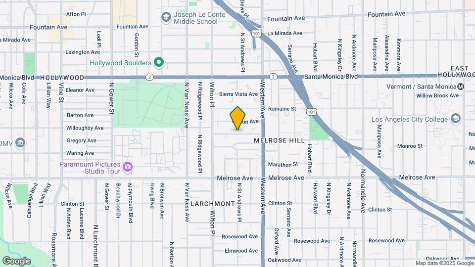 5453 Lemon Grove Ave, Unit 201 Map and Location Details