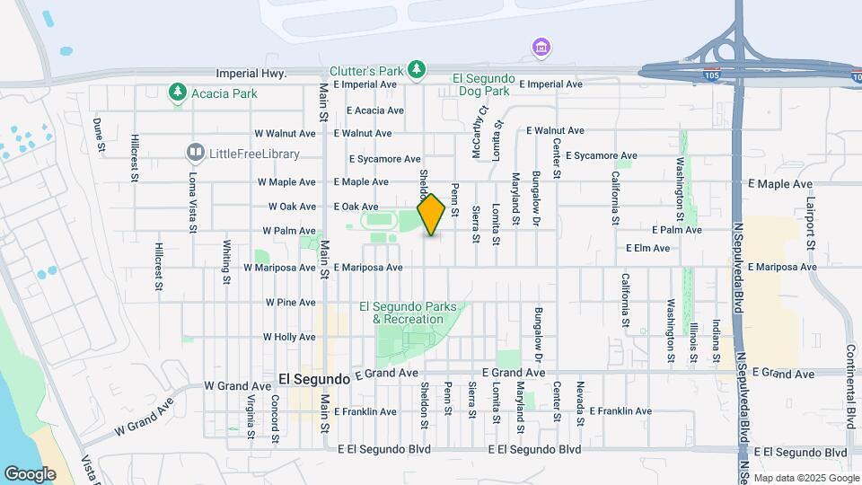 634 Sheldon St Map and Location Details