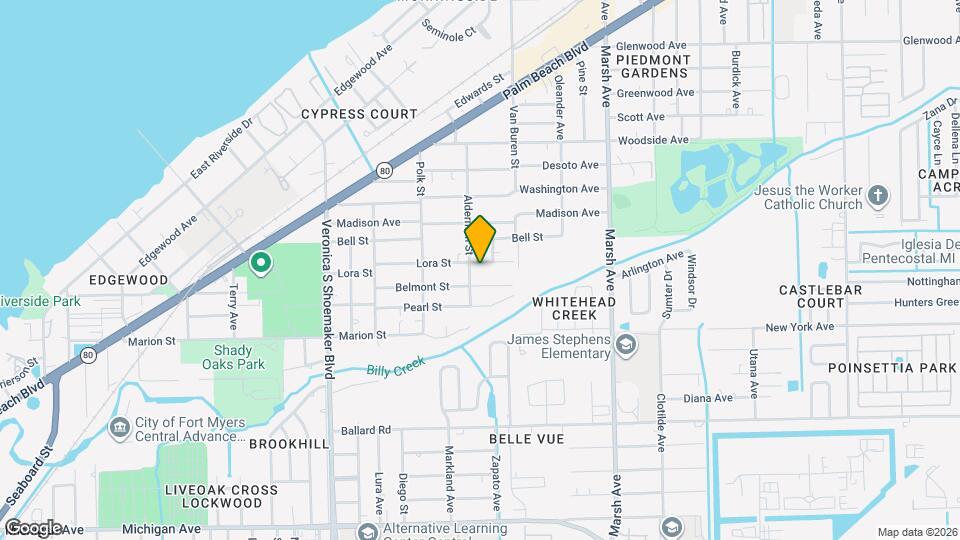3920 Lora St Map and Location Details