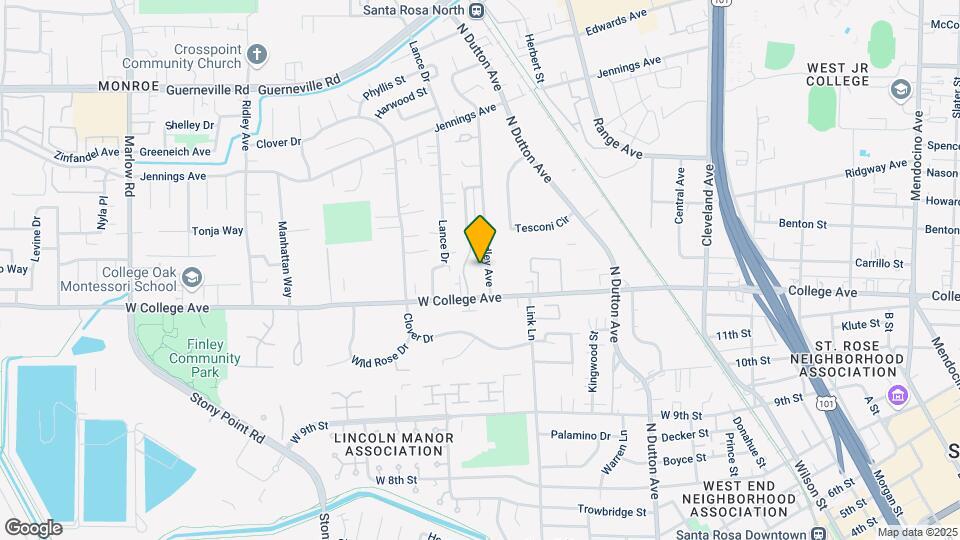 1203 Eardley Ave Map and Location Details