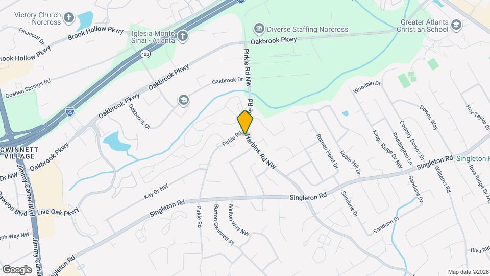 1591 Harbins Rd NW Map and Location Details