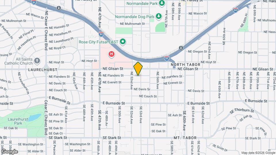 5248-5248 NE Flanders St Map and Location Details