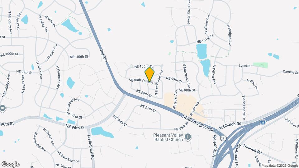 9815 NE 98th Terrace Map and Location Details