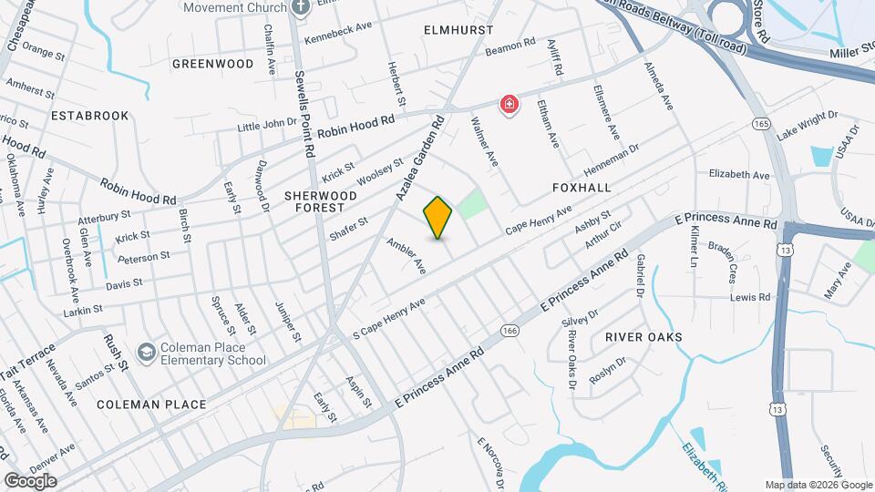 2423 Shafer St Map and Location Details