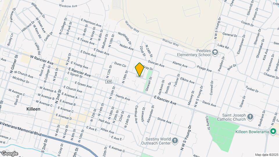 1206 Culp Ave Map and Location Details