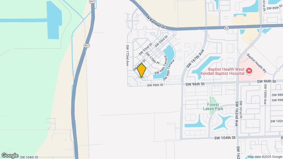 9426 SW 171st Ct Map and Location Details