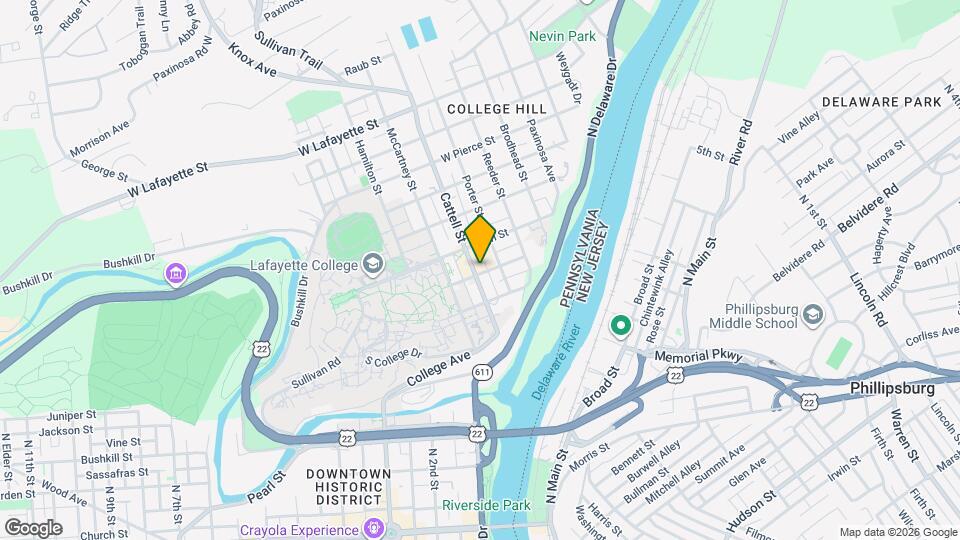 201 Cattell St Map and Location Details