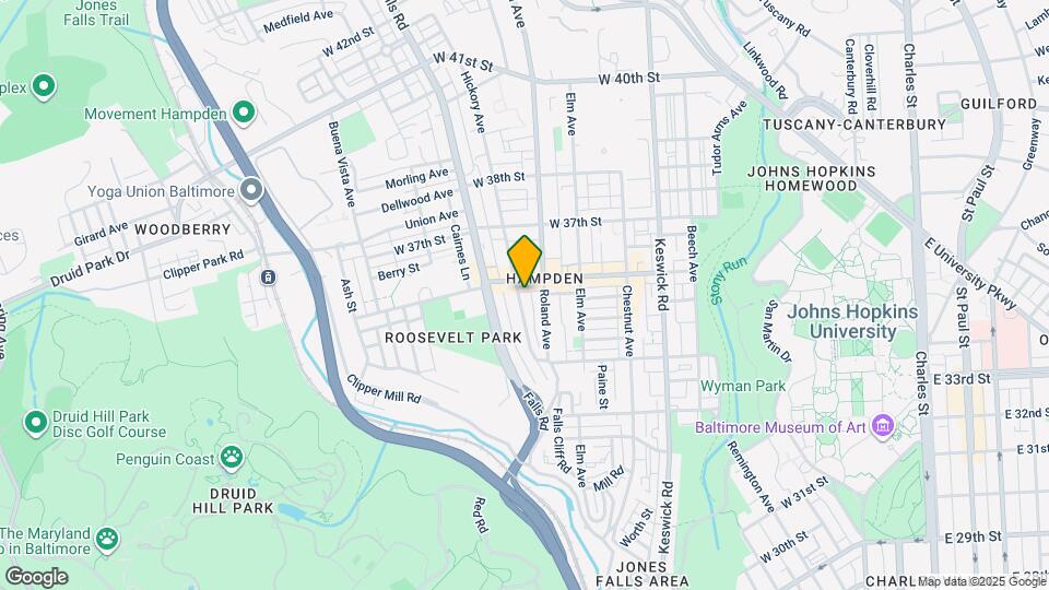 3535 Hickory Ave Map and Location Details