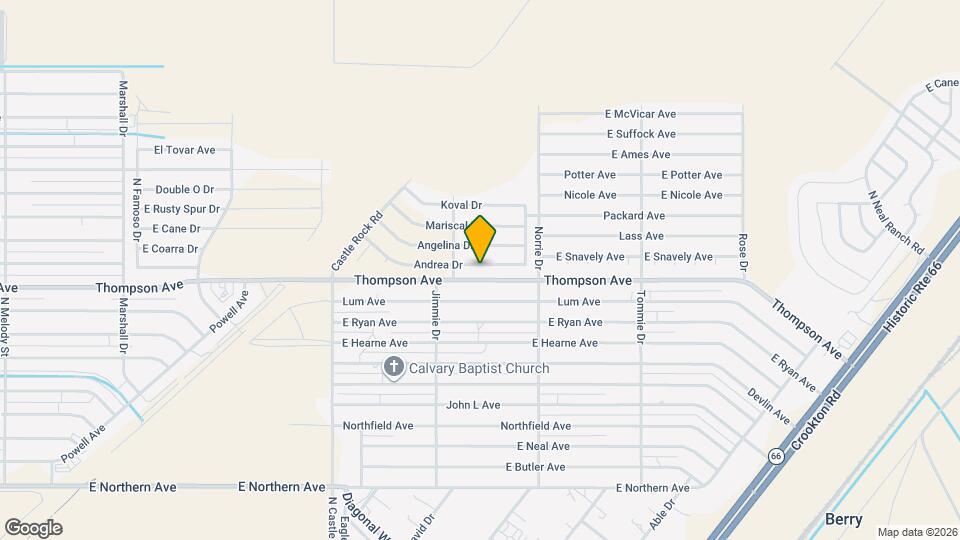 3678 E Andrea Dr Map and Location Details