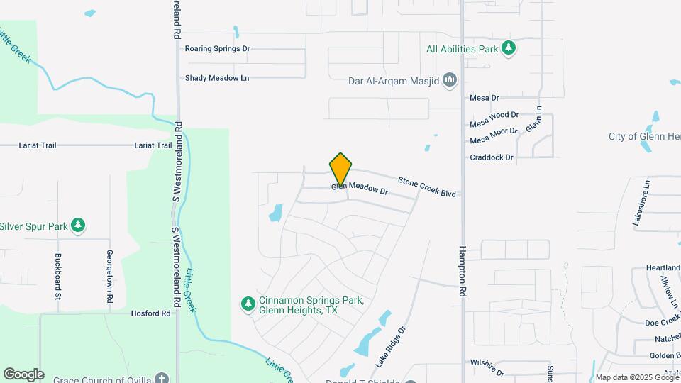 408 Glen Meadow Dr Map and Location Details