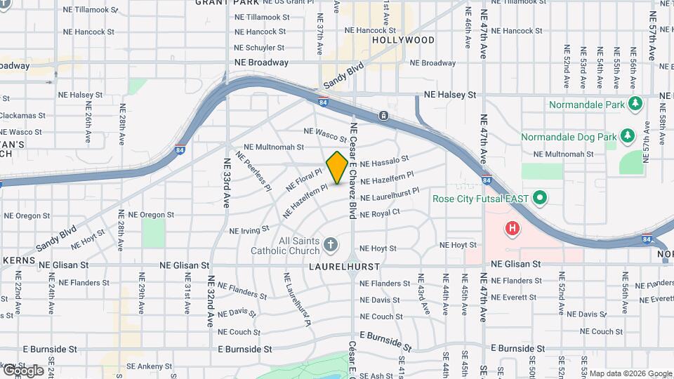 944 NE Hazelfern Pl Map and Location Details