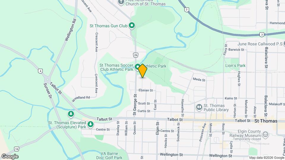 2Bedroom House in St. Thomas!! Map and Location Details
