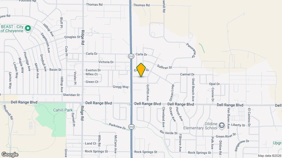 4105 Magnolia Dr Map and Location Details