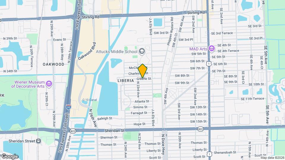 2240 Greene St. Map and Location Details