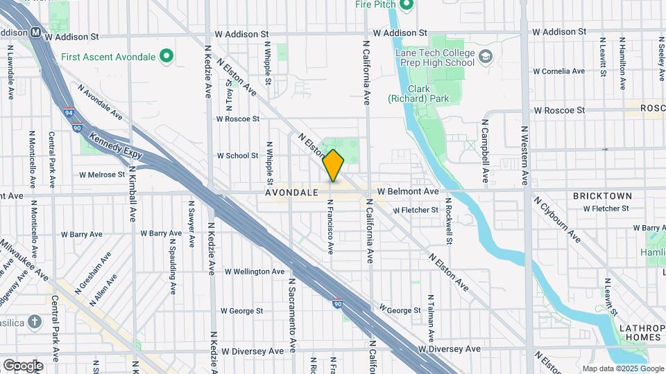 2856-2858 W Belmont Ave Map and Location Details