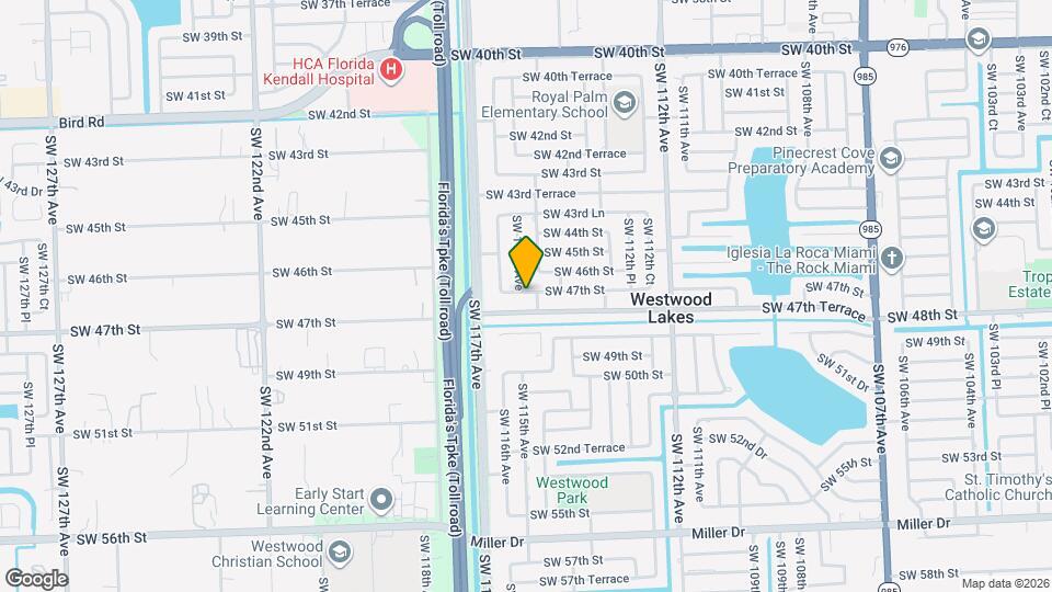 11450 SW 47th St Map and Location Details