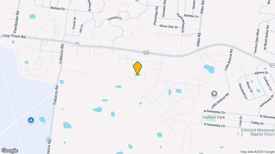 741 Princeton Cir Map and Location Details