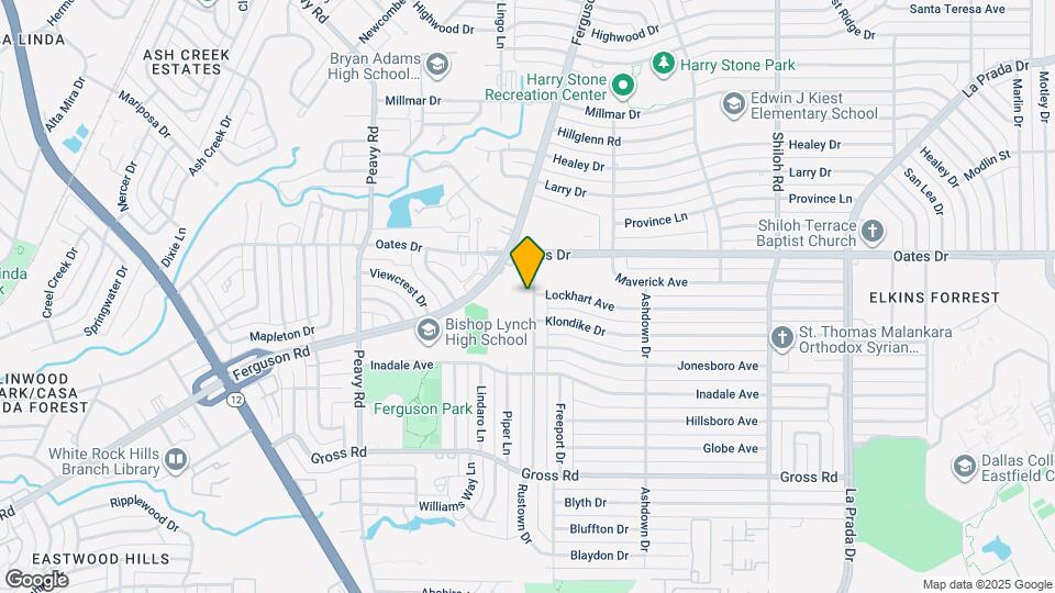 9621 Rustown Dr Map and Location Details
