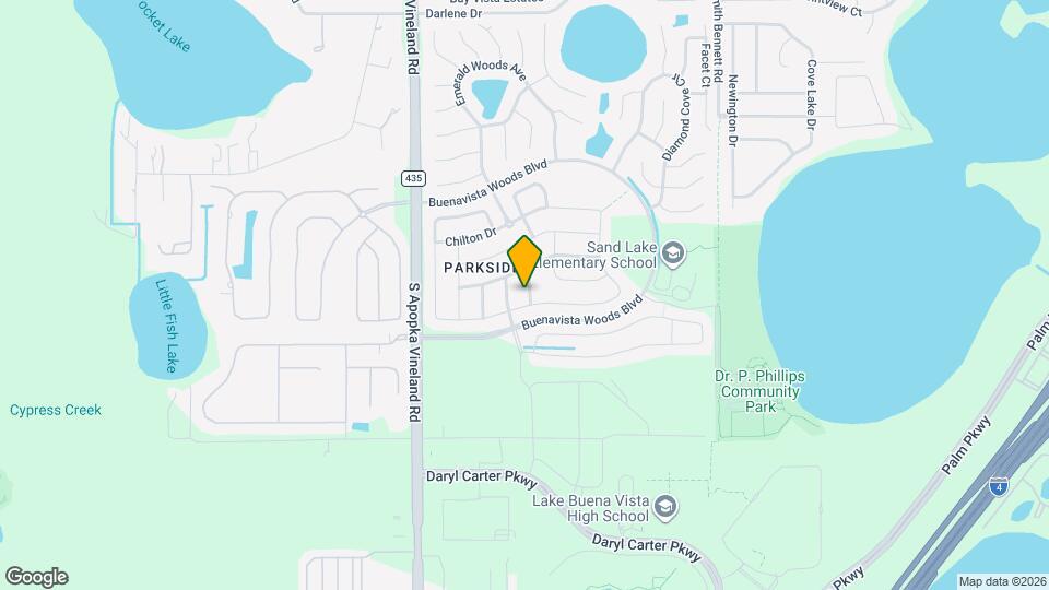 10424 Warrick St Map and Location Details