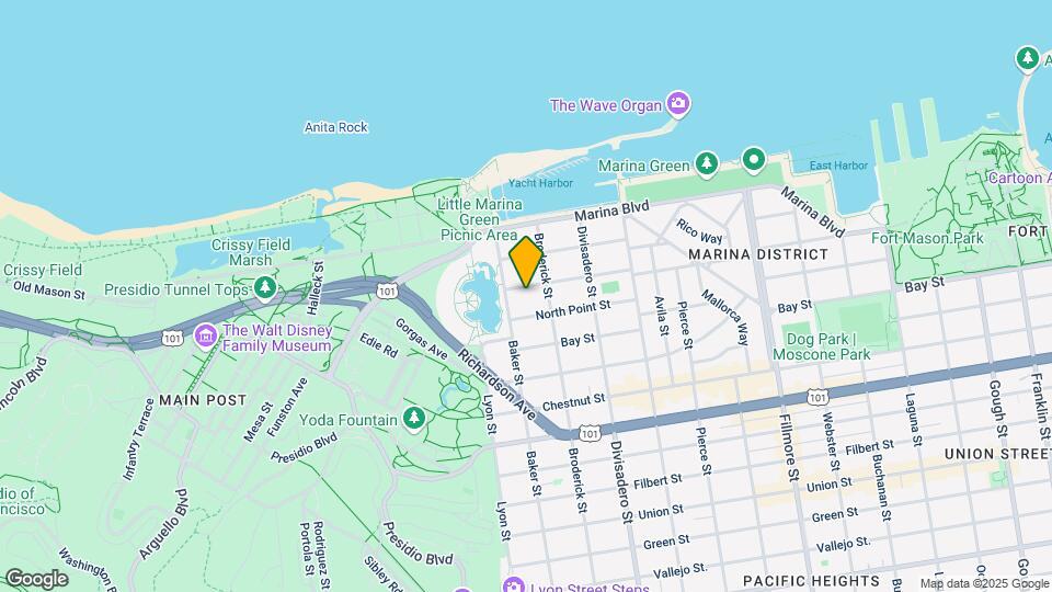 2249 Beach St Map and Location Details