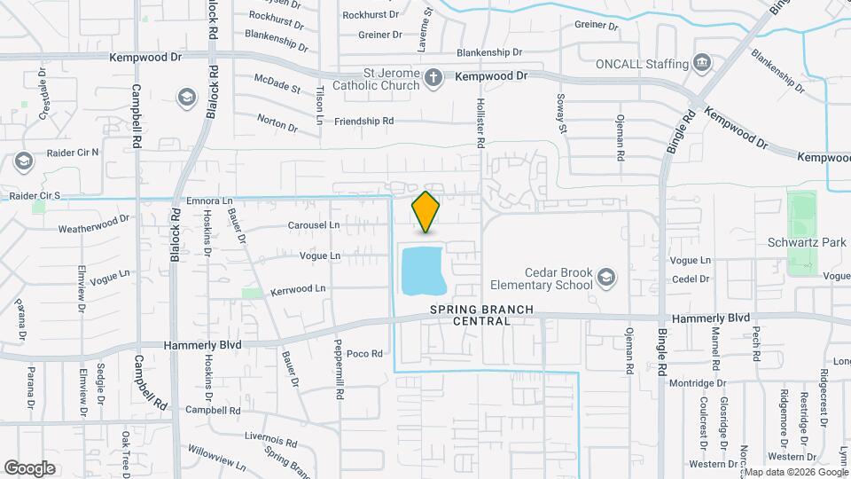 8906 Lakeshore Bend Dr Map and Location Details