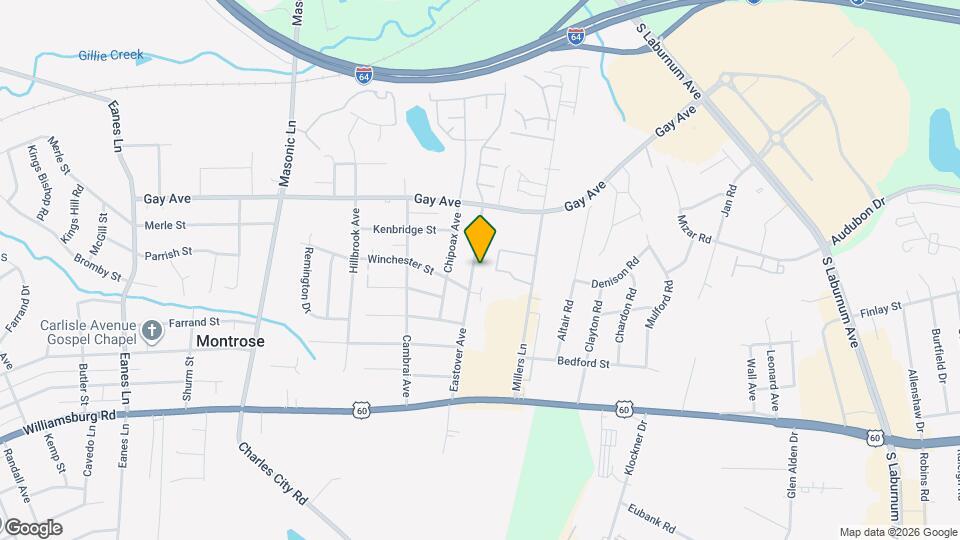 4611 Eastover Ave Map and Location Details