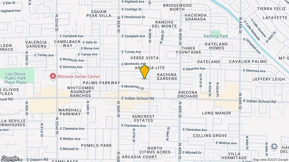 4202 N 38th St Map and Location Details