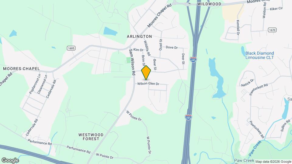 10512 Wilson Glen Dr Mapa y Detalles de la Ubicación
