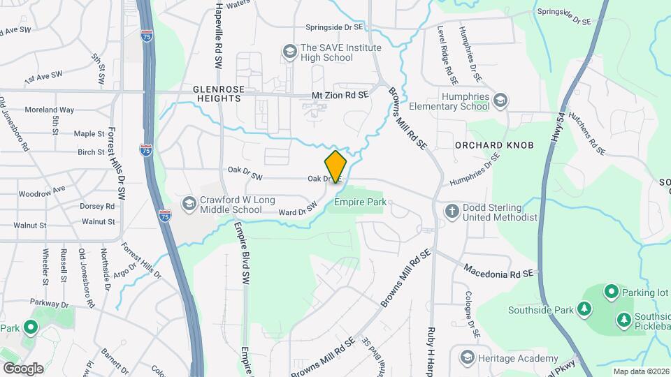 3188 Ward Dr SW Mapa y Detalles de la Ubicación