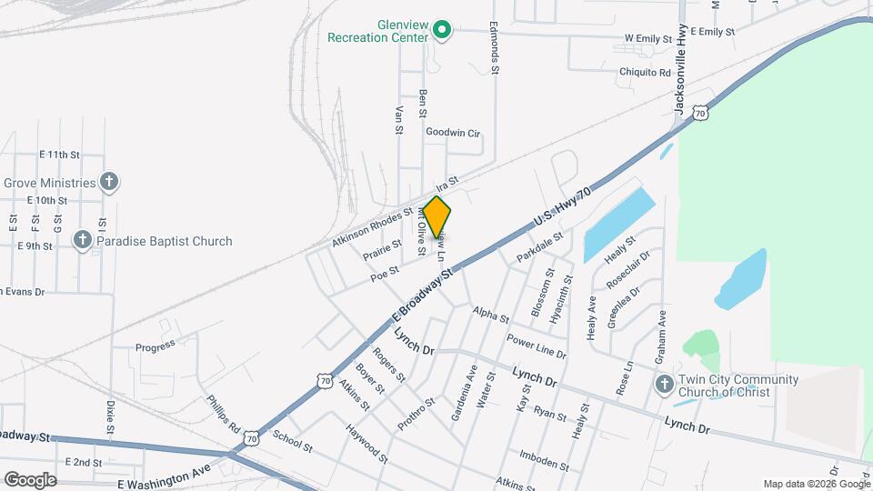 203 Glenview Ln Map and Location Details