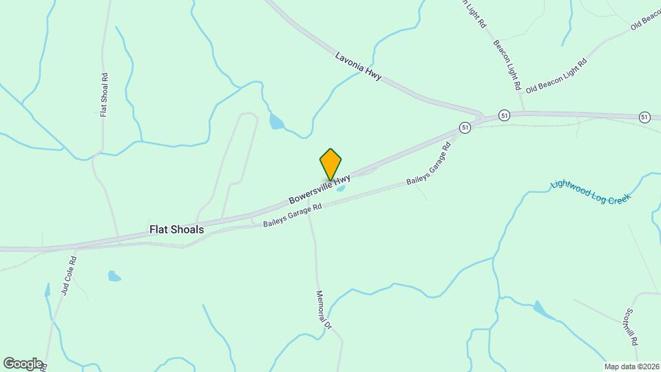 2451 Bowersville Hwy Map and Location Details