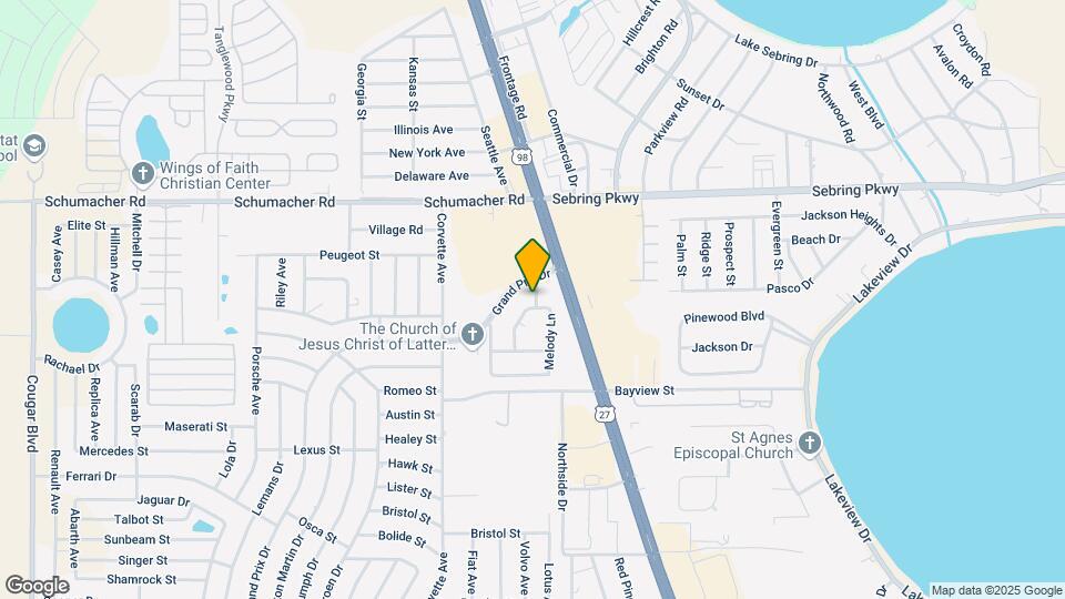 1409 Palm Way Map and Location Details
