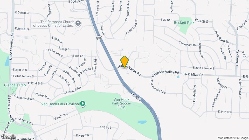 3110 S Cedar Crest Ct Map and Location Details