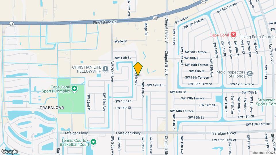 1207 SW 18th Ave Map and Location Details