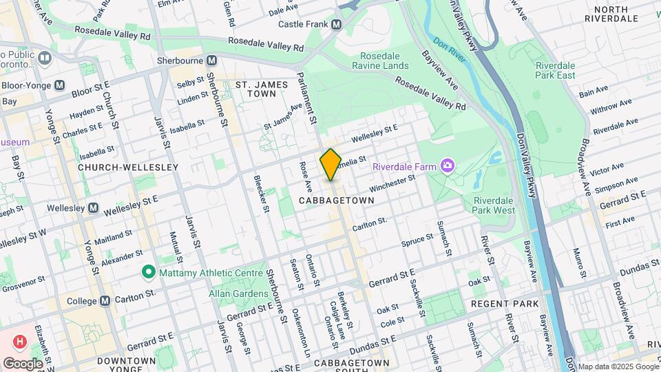 536-536 1/2 Parliament St Map and Location Details