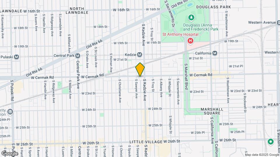 3215 W Cermak Rd Mapa y Detalles de la Ubicación