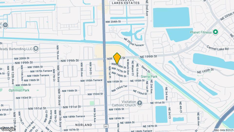 110 NW 198th St Map and Location Details