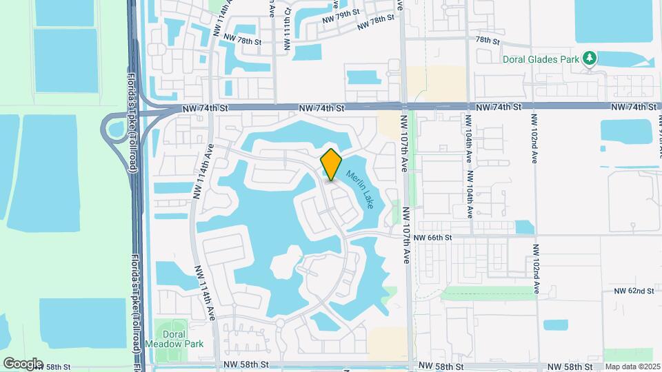 10914 NW 70th St Map and Location Details