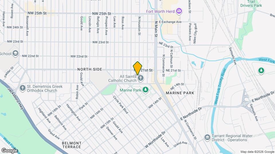 2011 N Houston St Map and Location Details